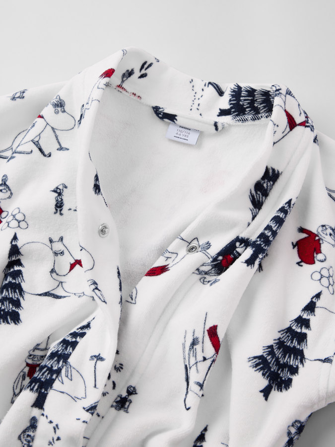 Kylpytakki muumikuviolla Kylpytakki muumikuviolla