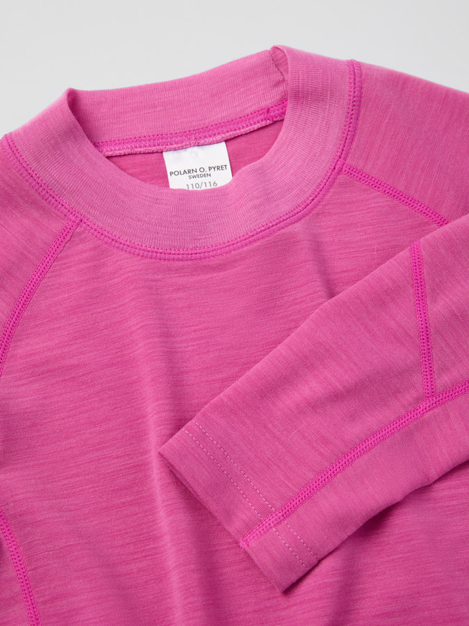 Pitkähihainen kerrastopaita villasekoitetta Pitkähihainen kerrastopaita villasekoitetta