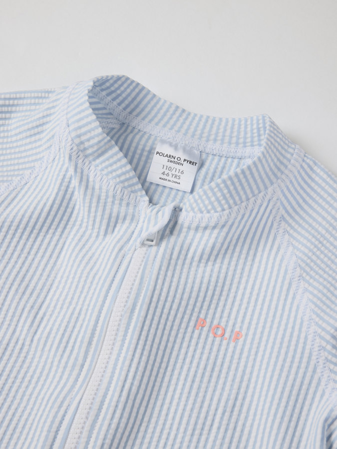 UV-paita vetoketjulla raidallinen UV-paita vetoketjulla raidallinen