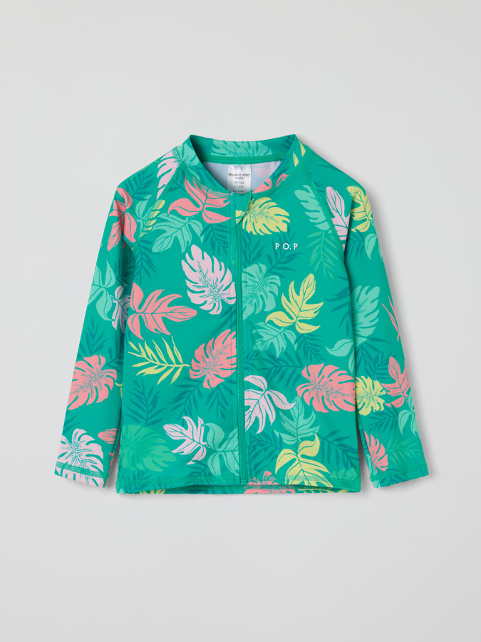 UV-paita vetoketjulla palmblad UV-paita vetoketjulla palmblad