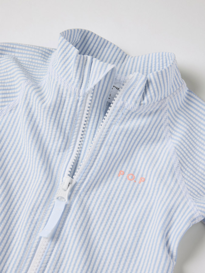 Pitkähihainen raidallinen UV-uimahaalari Pitkähihainen raidallinen UV-uimahaalari