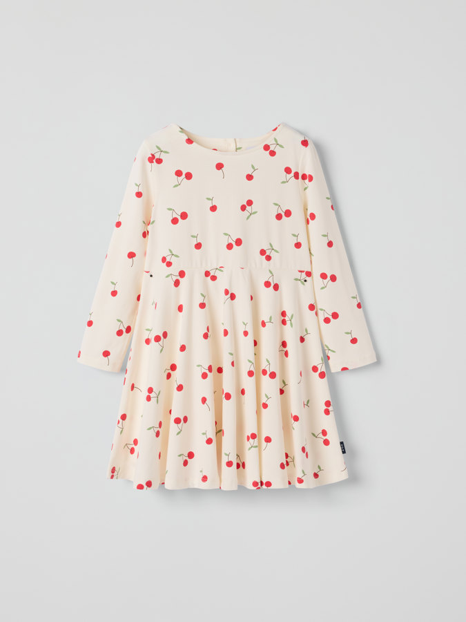 Pitkähihainen pyörähame kirsikka Pitkähihainen pyörähame kirsikka