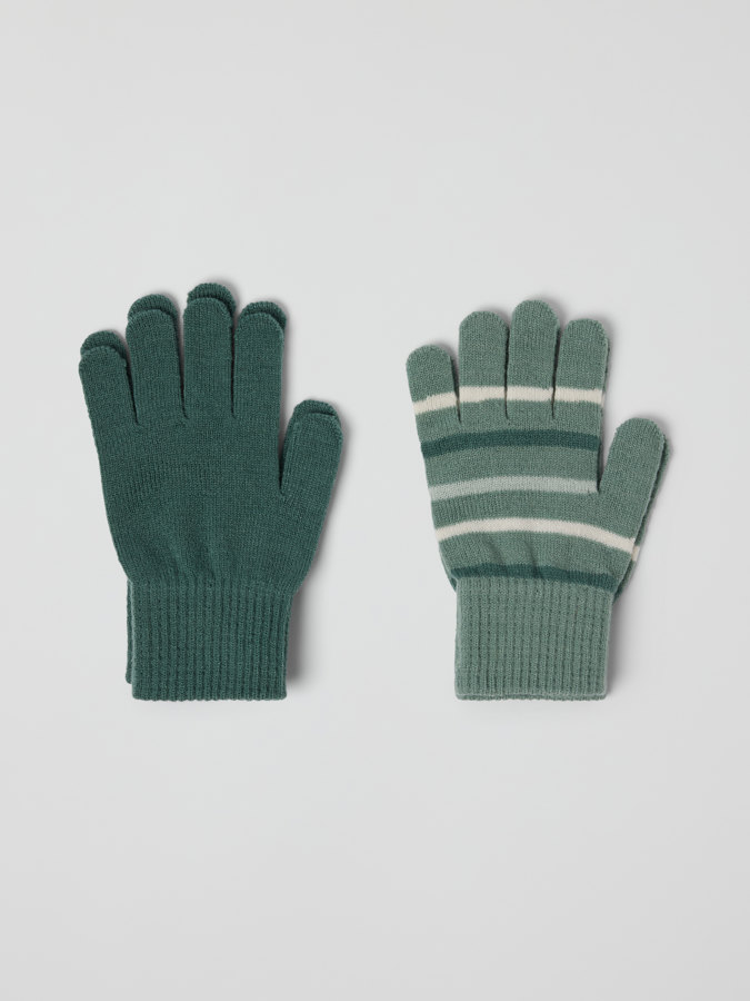 Neulotut sormikkaat 2-pack Neulotut sormikkaat 2-pack